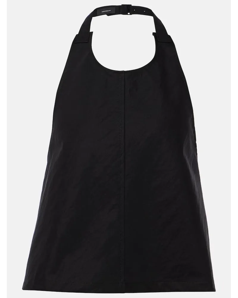 WARDROBE.NYC Top Drill aus Twill Schwarz