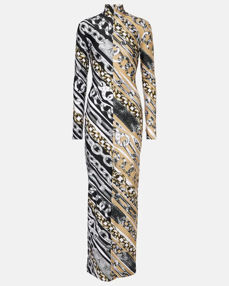 Area Bedrucktes Maxikleid Multicolor