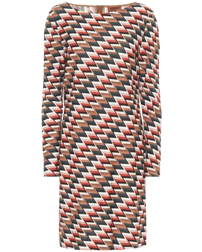 Missoni Minikleid aus Häkelstrick Multicolor