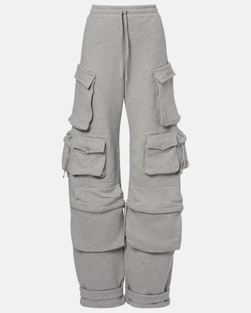 ATTICO Jogginghose aus Baumwoll-Jersey Grau