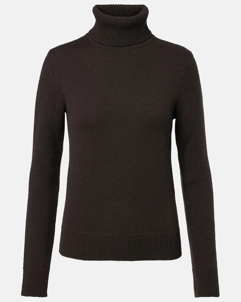 Ralph Lauren Rollkragenpullover aus Kaschmir Braun
