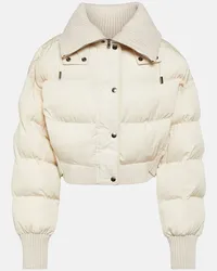 Jacquemus Wattierte Jacke La Doudoune Caraco Weiss