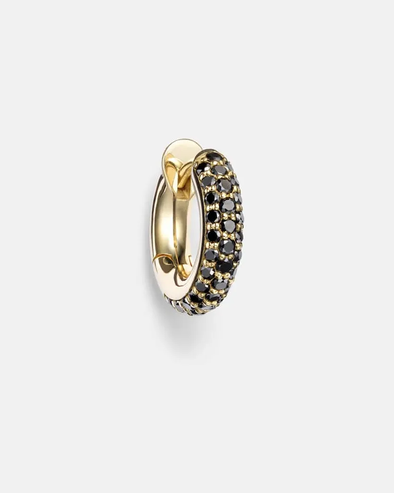 Spinelli Kilcollin Einzelner Ohrring Macro Hoop aus 18kt Gelbgold mit Diamanten Gold