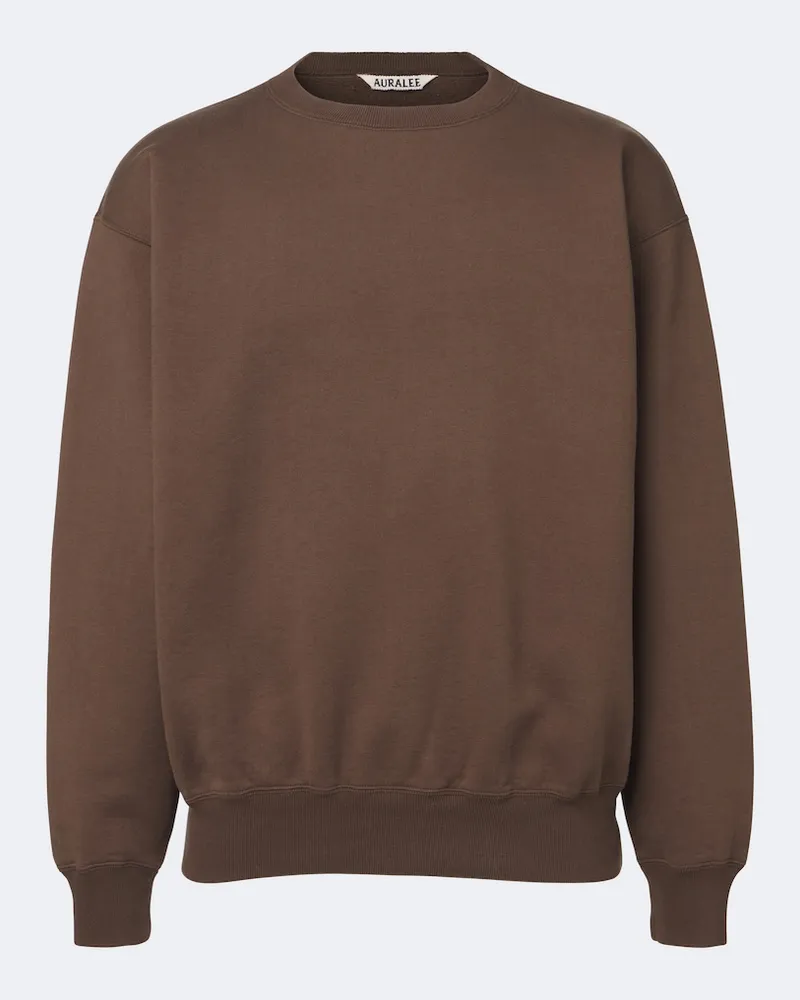 AURALEE Sweatshirt aus Baumwolle Braun