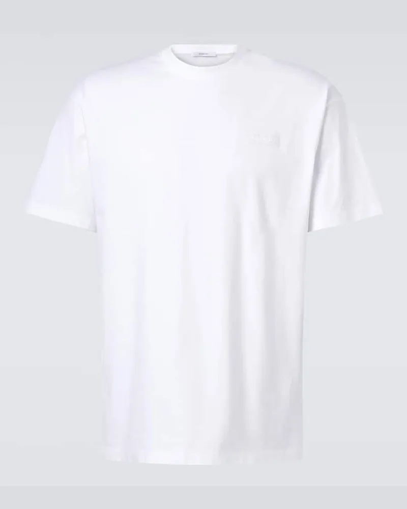 Givenchy T-Shirt aus Baumwoll-Jersey Weiß