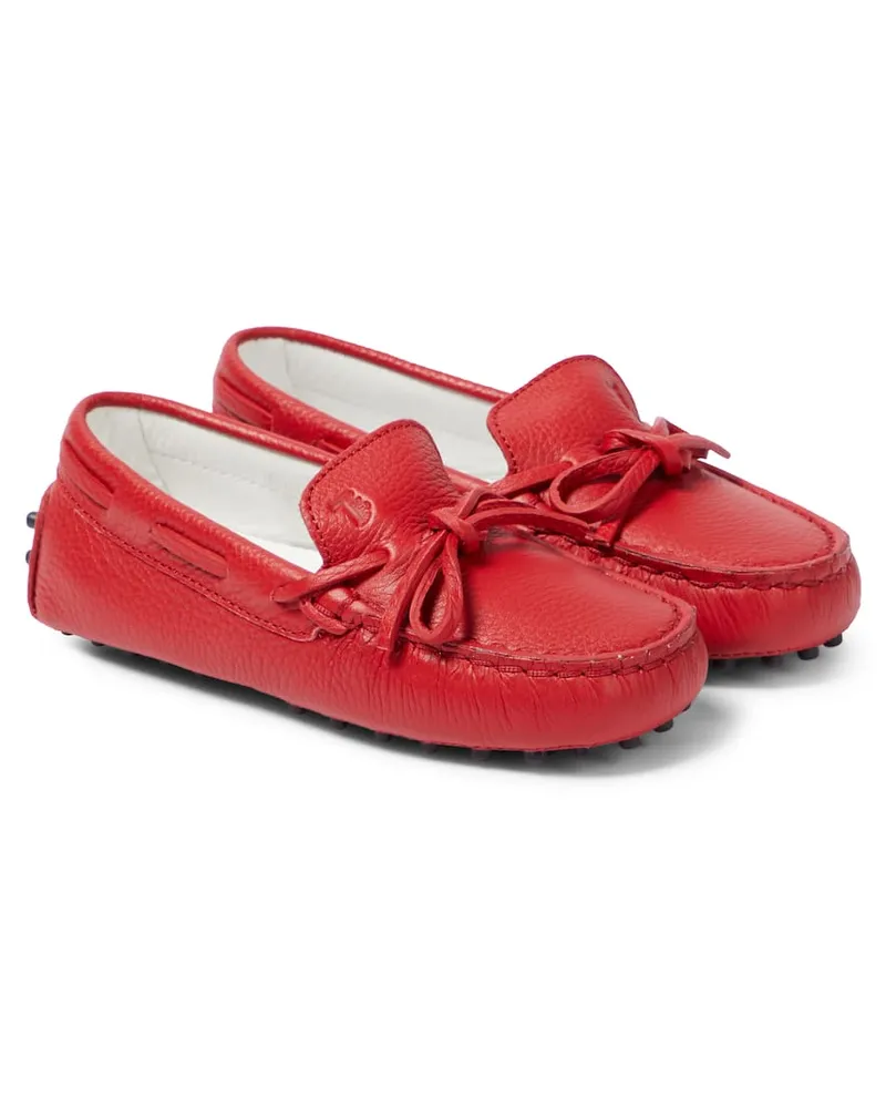 TOD'S Mokassins Gommino aus Leder Rot
