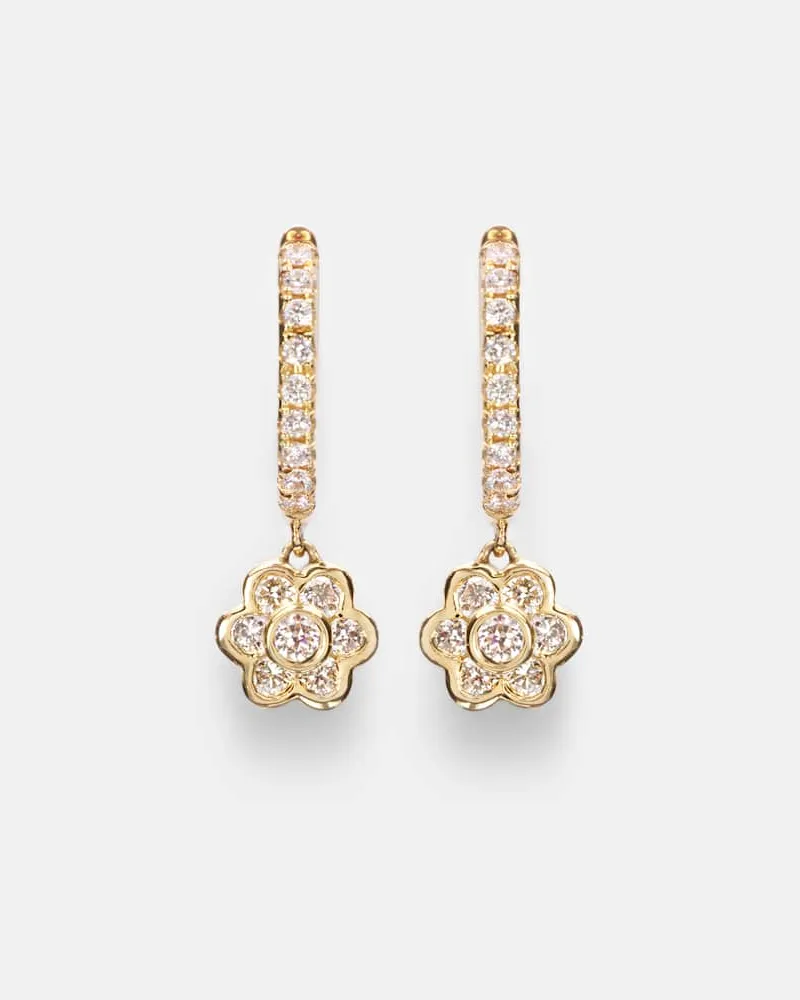 ANITA KO Ohrringe aus 18kt Gelbgold mit Diamanten Gold