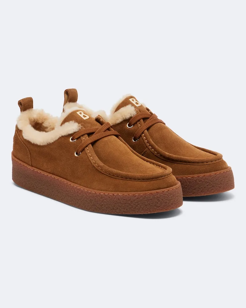 Bogner Sneakers Lucerne aus Veloursleder Braun