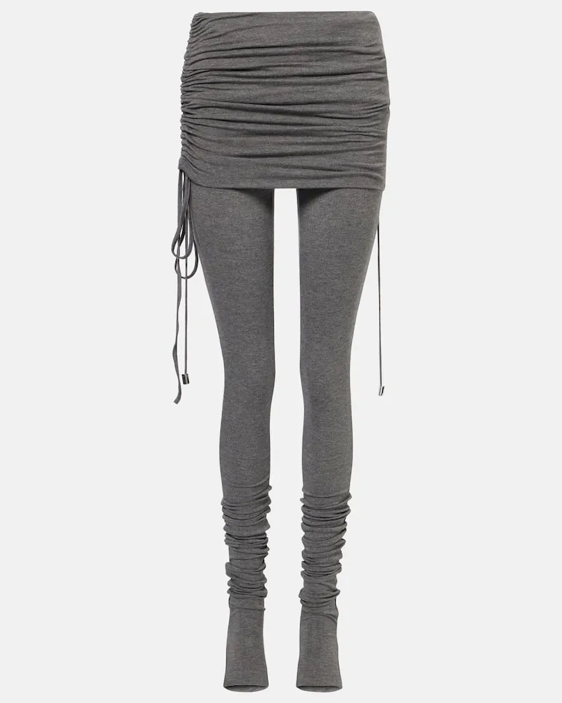 ATTICO Jumpsuit aus Jersey Grau