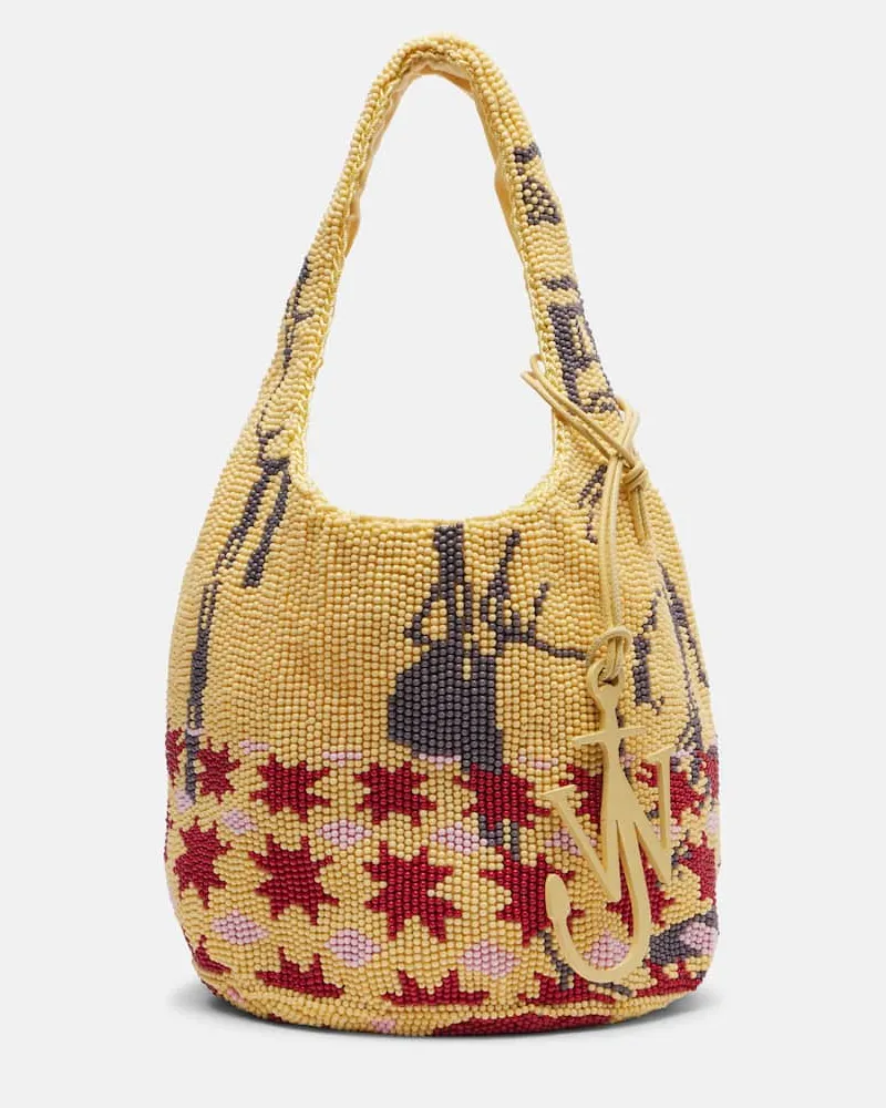 J.W.Anderson Verzierte Tote Bag Mini Gelb