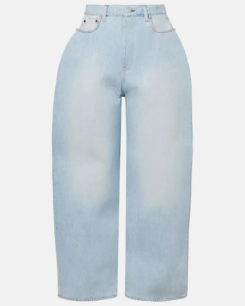 Acne Studios High-Rise Jeans Blau