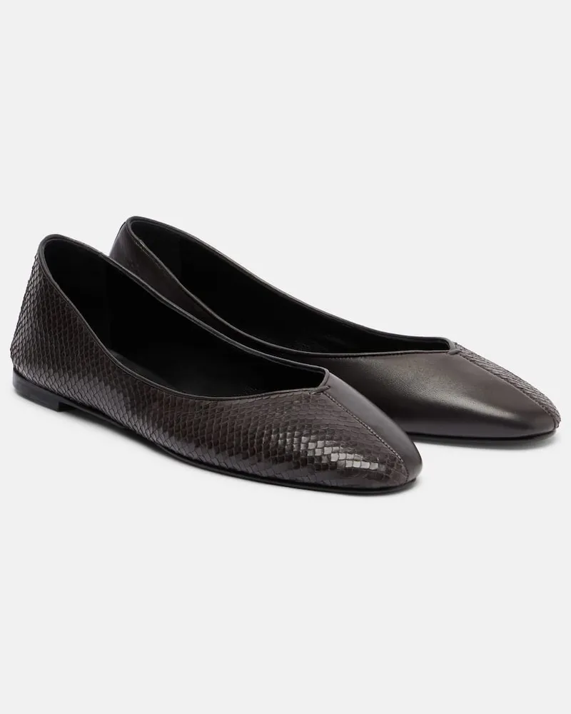 Jacquemus Ballerinas Ballerines aus Leder Braun