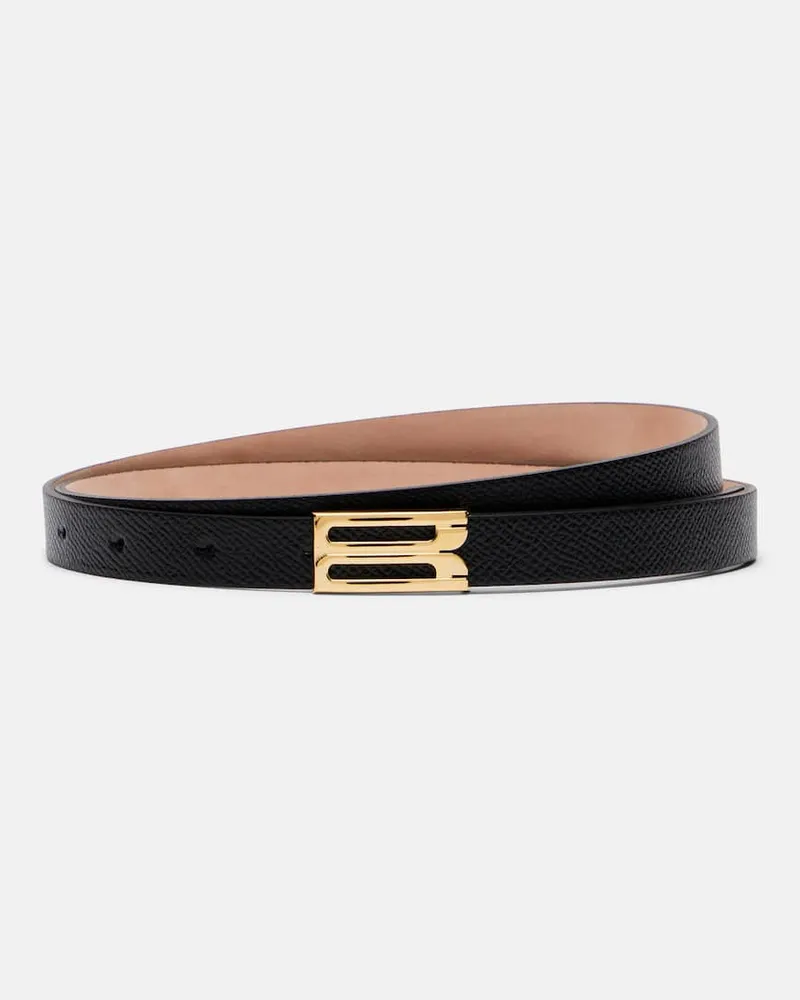 Victoria Beckham Gürtel aus Leder Schwarz