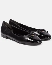 Tory Burch Ballerinas aus Leder Schwarz