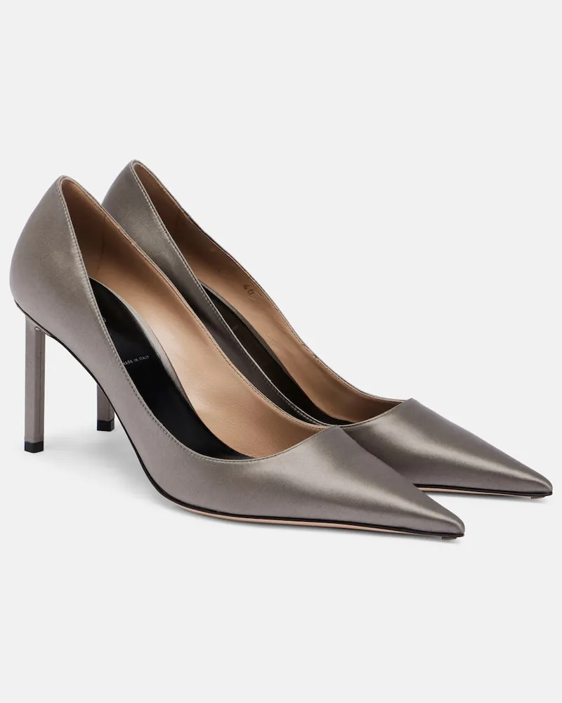 Tom Ford Pumps Betty 105 aus Satin Grau