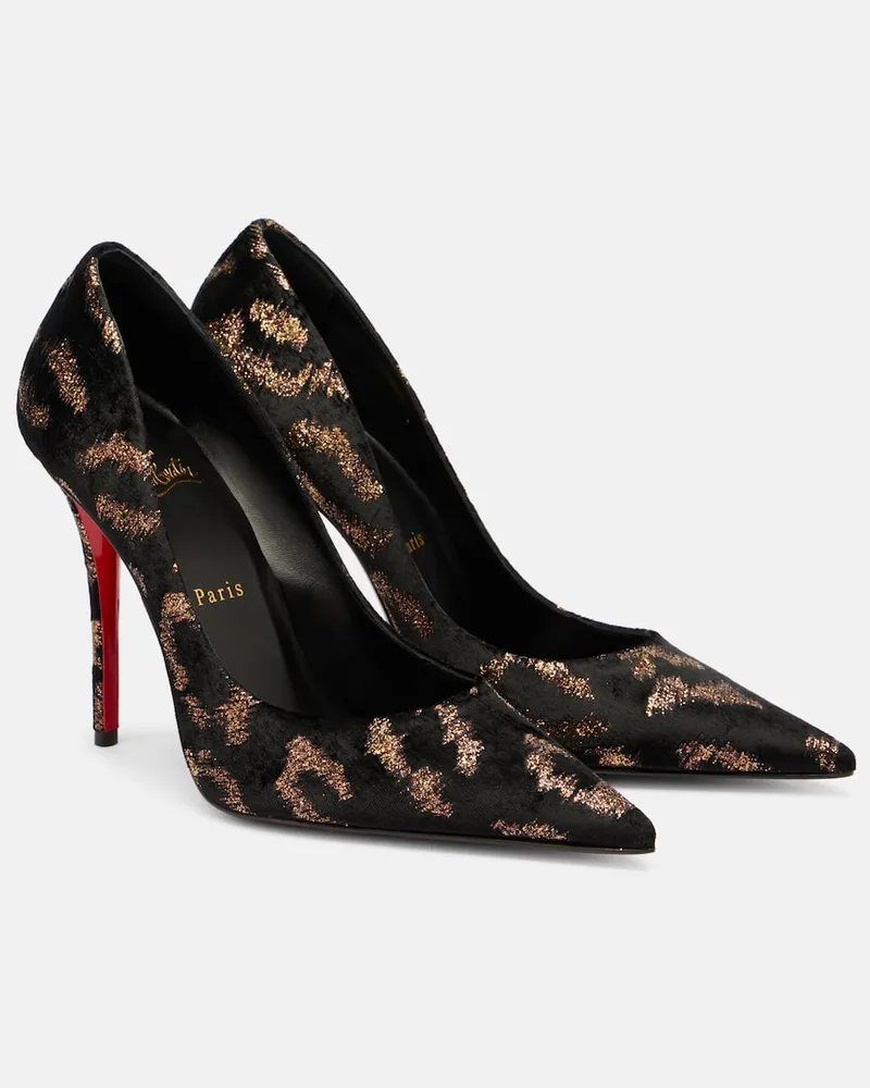 Christian Louboutin Pumps Miss Z aus Samt Schwarz