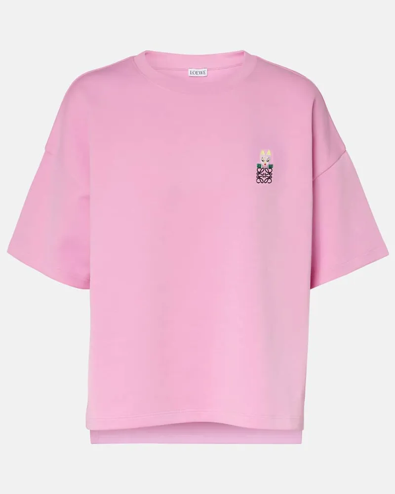 Loewe X Louis Wain T-Shirt Futurist Cats Rosa