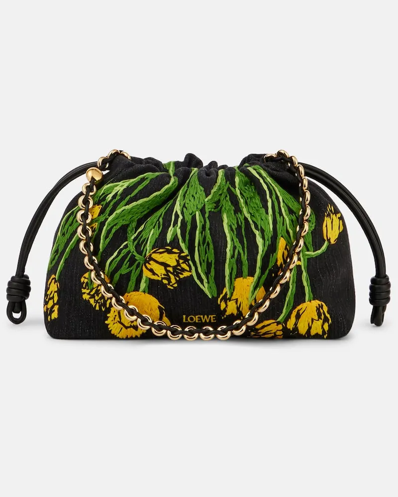 Loewe Paula's Ibiza Clutch Flamenco Medium Multicolor