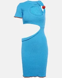 Jacquemus Minikleid La Robe Brilho Blau