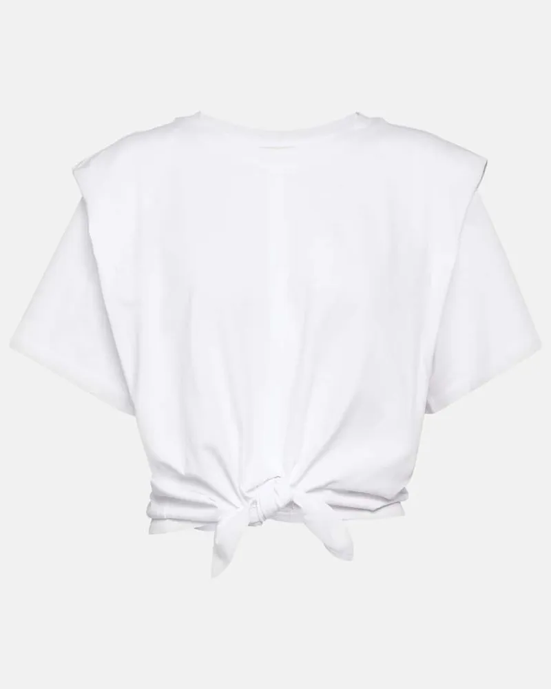 Isabel Marant T-Shirt Zelikia aus Baumwoll-Jersey Weiß