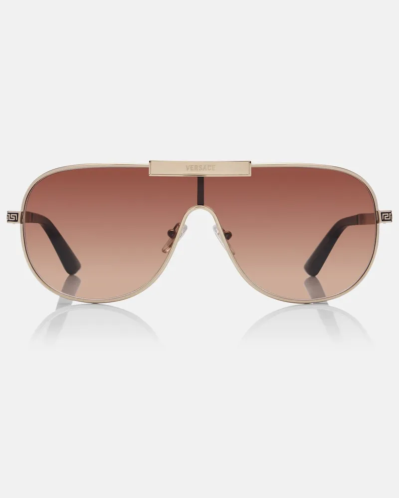 Versace Sonnenbrille Greca Flow Gold