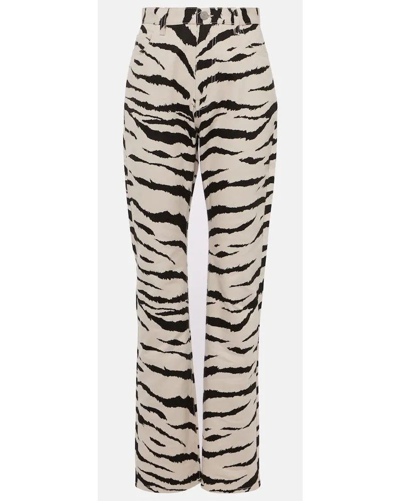 Alaïa Alaïa Bedruckte Jeans Multicolor