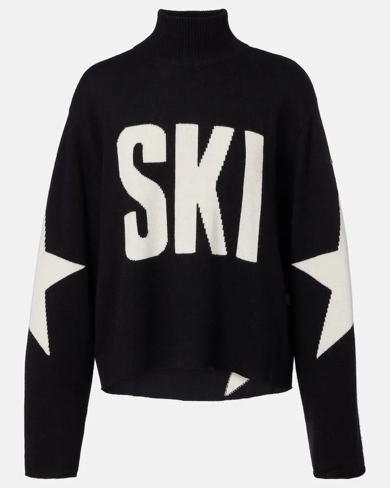 GOLDBERGH Rollkragenpullover aus einem Wollgemisch Schwarz