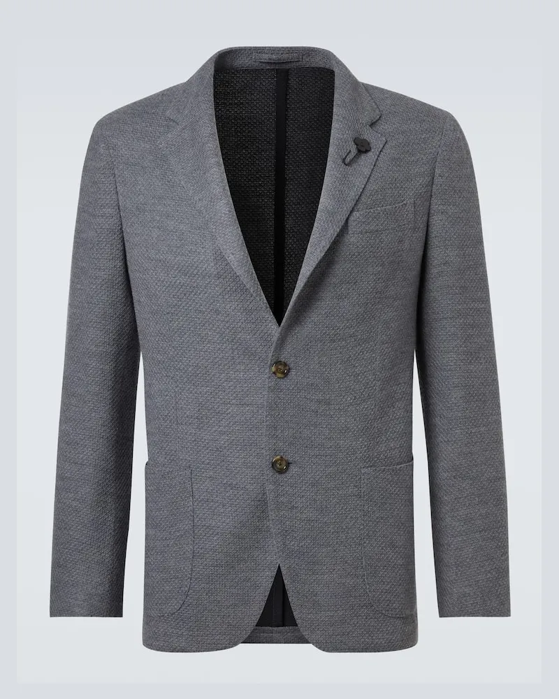 LARDINI Blazer aus Wolle Grau