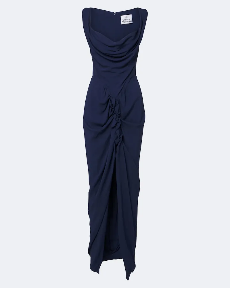 Vivienne Westwood Robe aus Georgette Blau