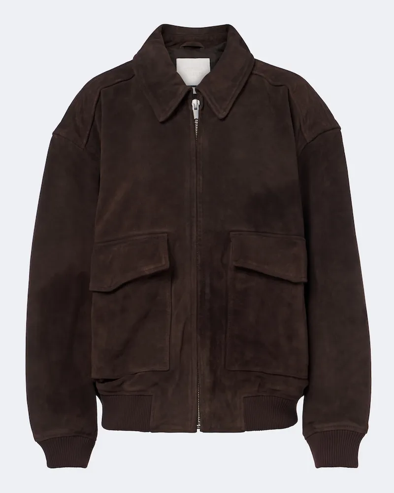 Citizens of humanity Blouson Vivienne aus Veloursleder Braun