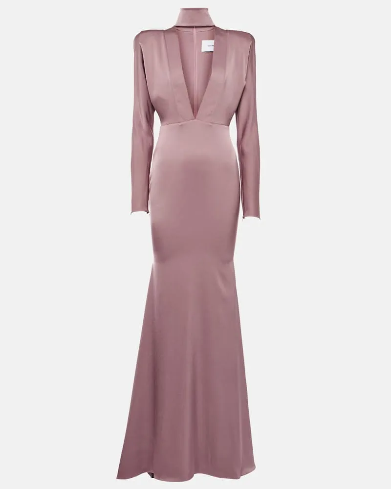 Alex Perry Robe aus Crêpe Rosa