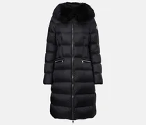 Daunenmantel Boedic mit Shearling