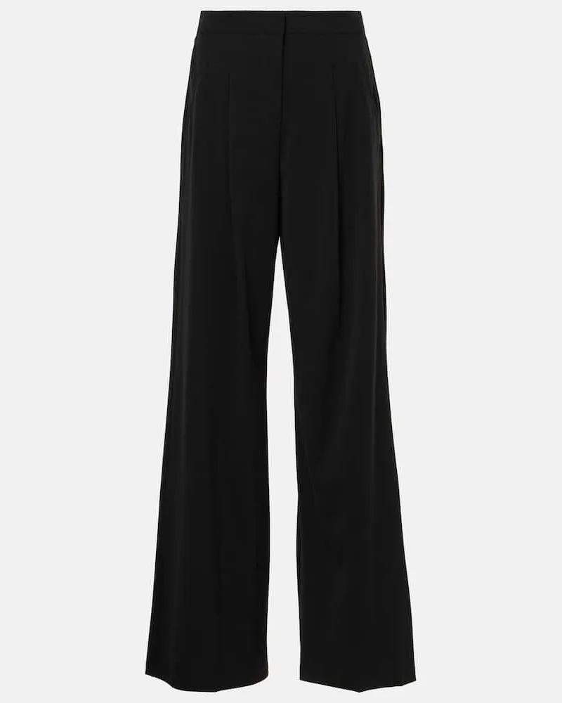 Max Mara Leisure High-Rise-Hose Bonn Schwarz