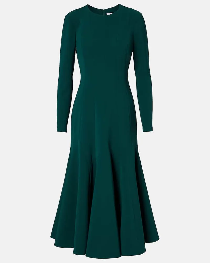Carolina Herrera New York Cocktailkleid aus Crêpe Grün