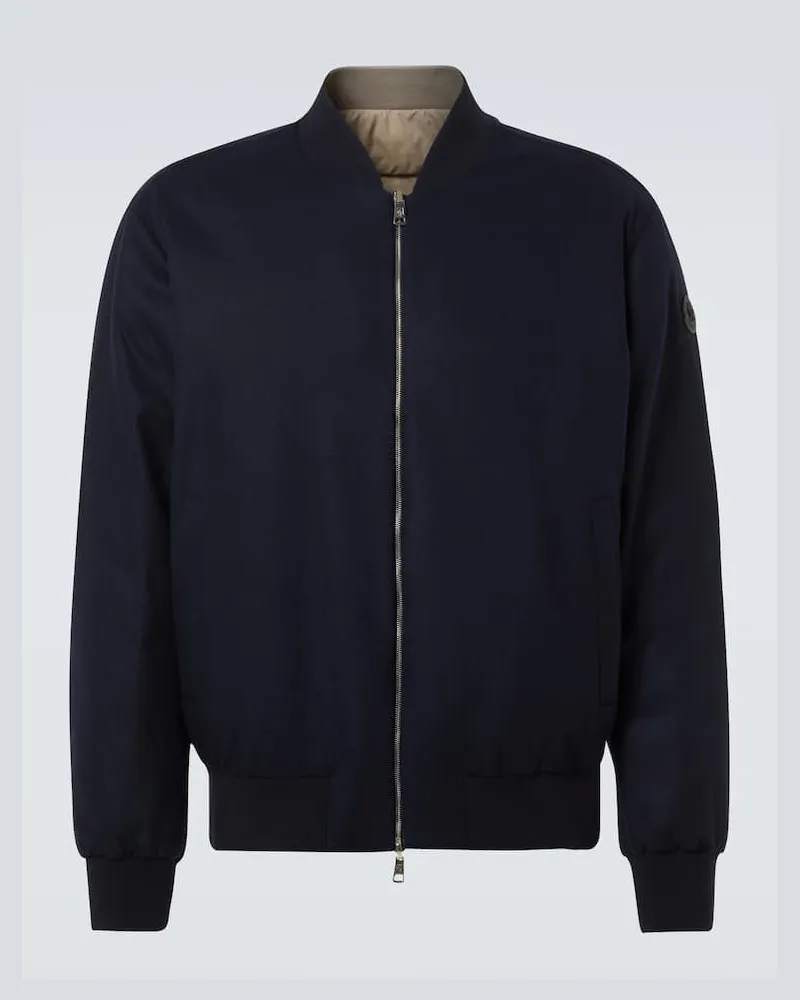 Moncler Wendbare Daunenjacke Villerest Blau