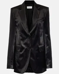 SPORTMAX Blazer aus Satin Schwarz