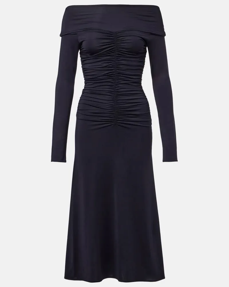 Altuzarra Maxikleid Callie aus Jersey Blau