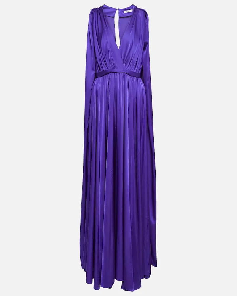 Safiyaa Robe aus Chiffon Weiã
