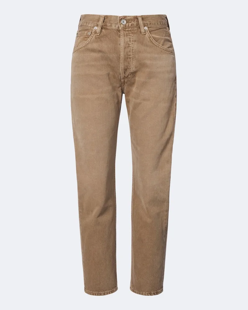Citizens of humanity Cropped Straight Jeans Winslow Beige