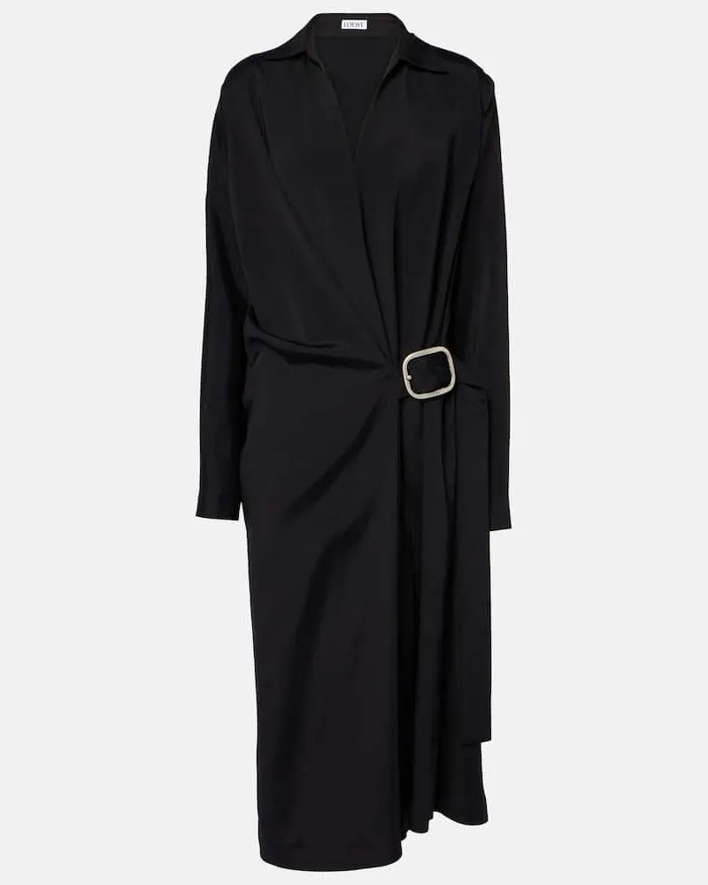 Loewe Midikleid Schwarz