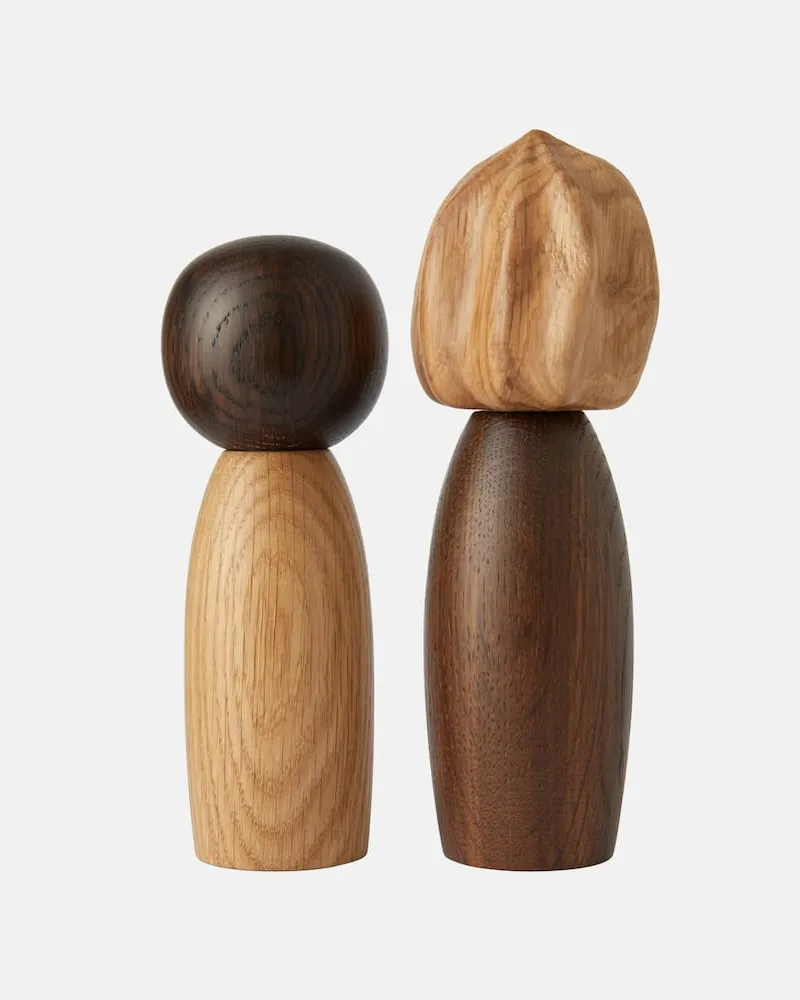 L’OBJET Salz- und Pfeffermühle Picanto Braun