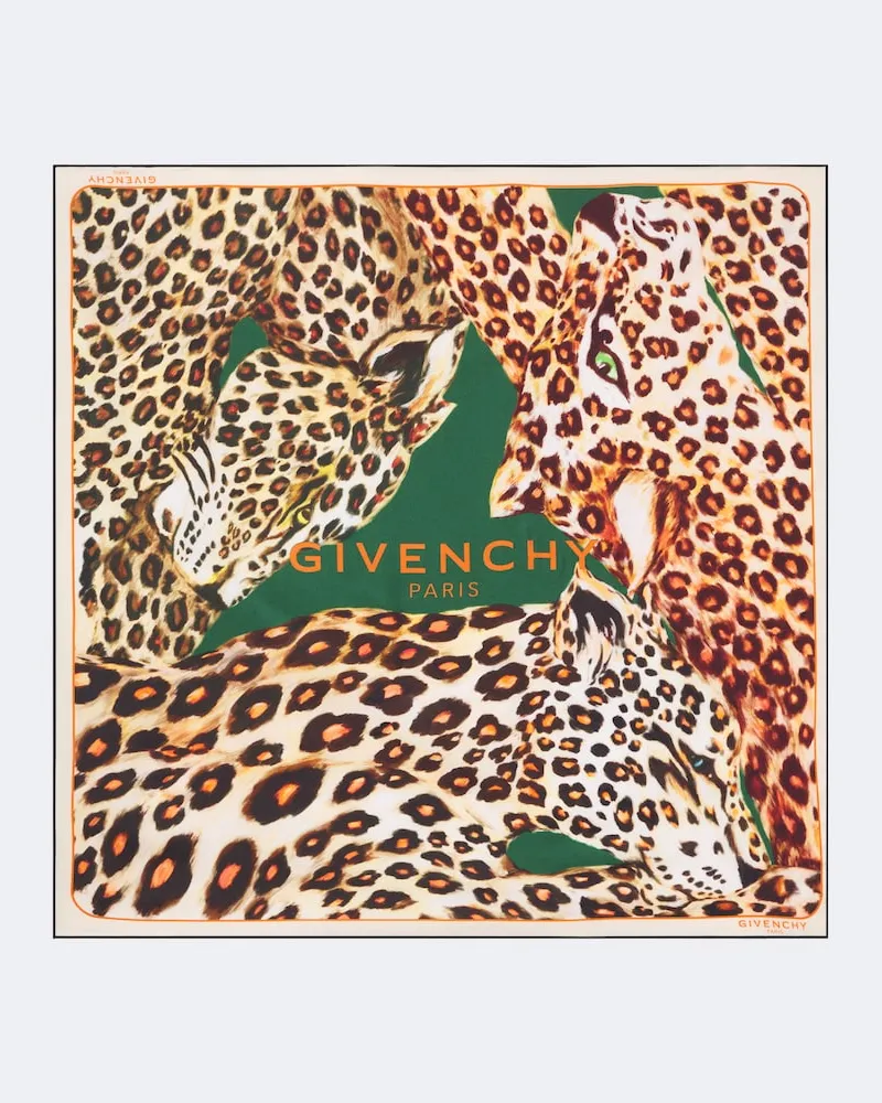 Givenchy Schal aus Seidentwill Multicolor