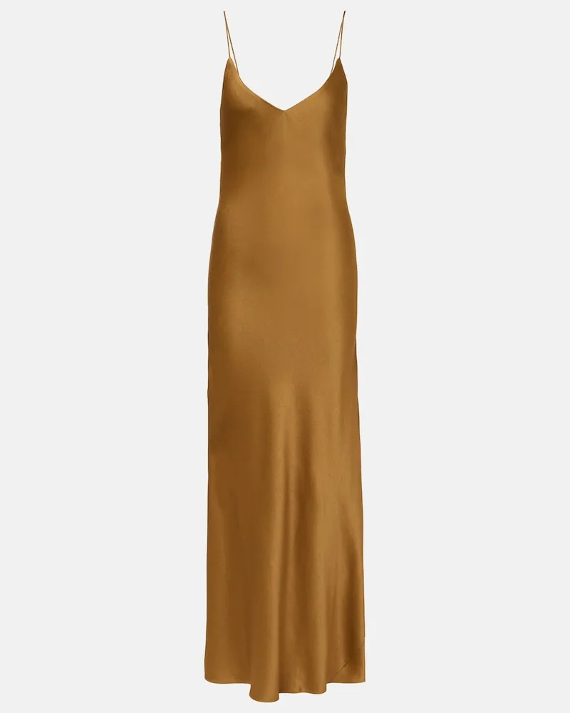 Blazé Milano Blazé Milano Slipdress Manipur aus Satin Gelb