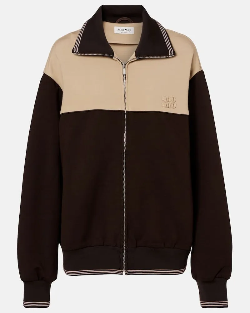 Miu Miu Trainingsjacke Braun