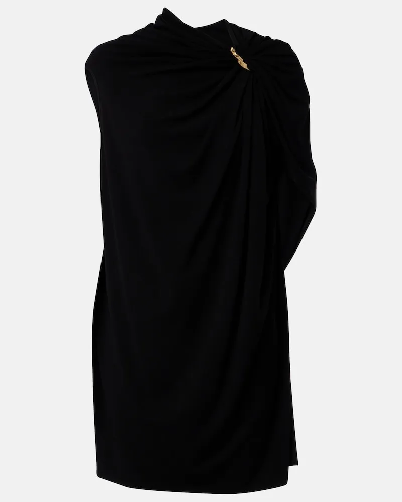SPORTMAX Minikleid aus Crêpe Schwarz