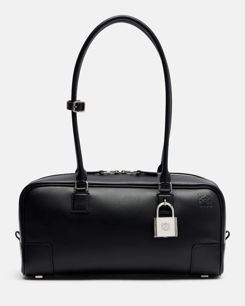 Loewe Schultertasche Amazona 31 aus Leder Schwarz