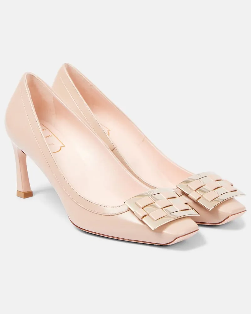 Roger Vivier Pumps Trompette 70 aus Leder Rosa