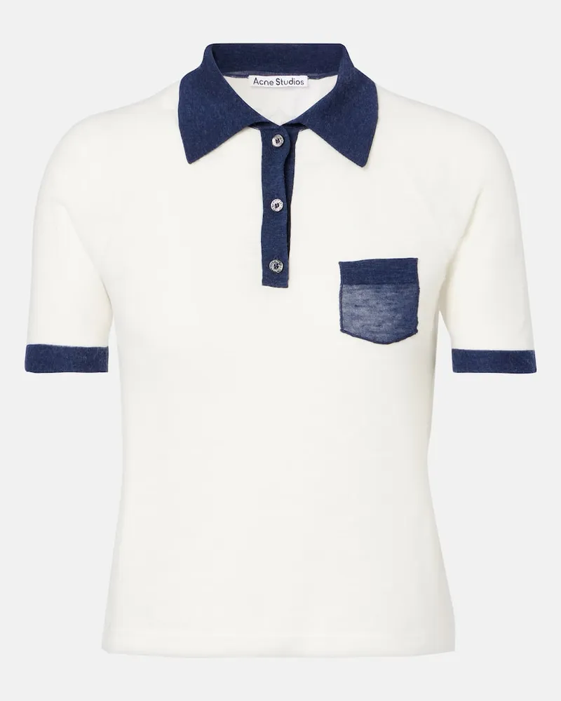 Acne Studios Polohemd Weiß