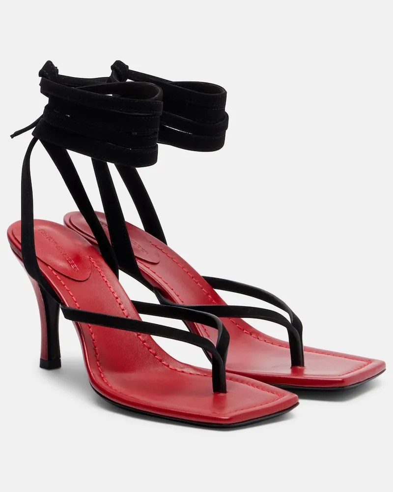 Christopher Esber Sandalen Frida aus Leder Schwarz