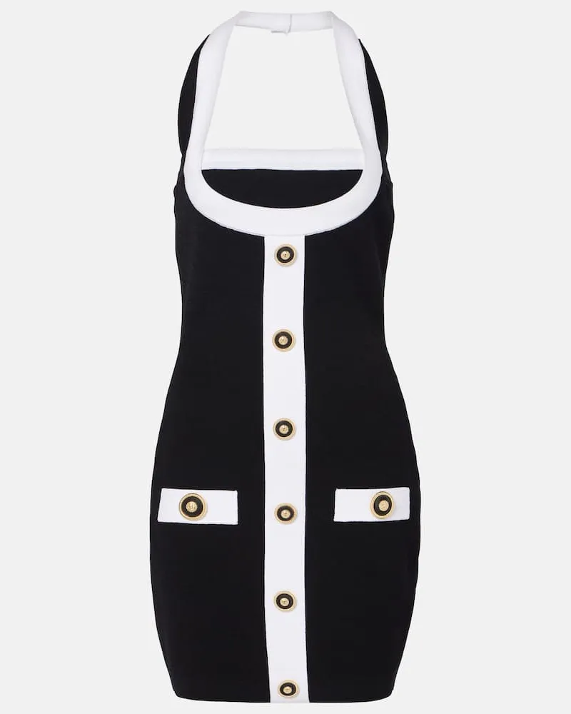 Balmain Minikleid Schwarz